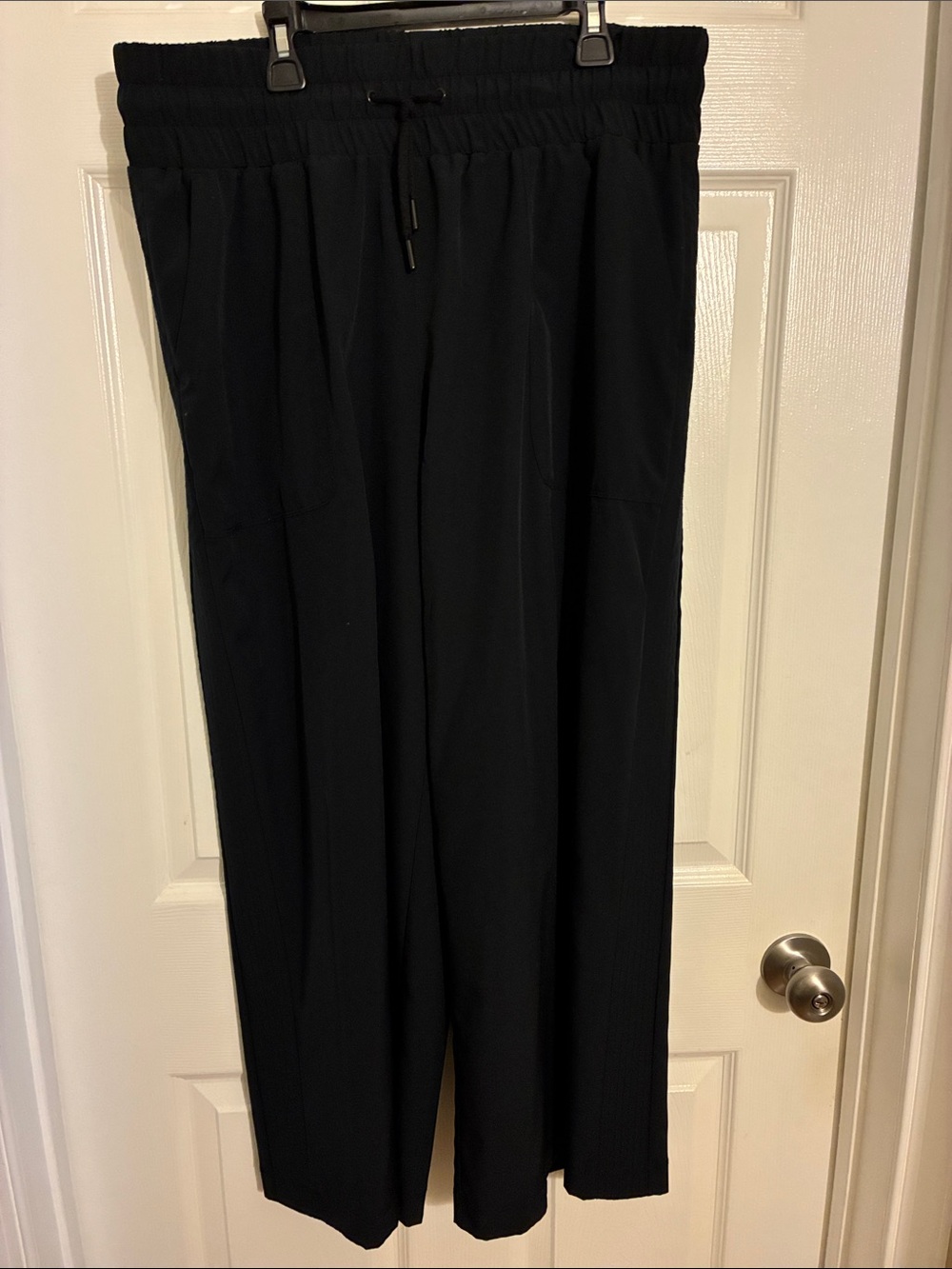 Mondetta Black Wide-Leg Drawstring Waist Pants